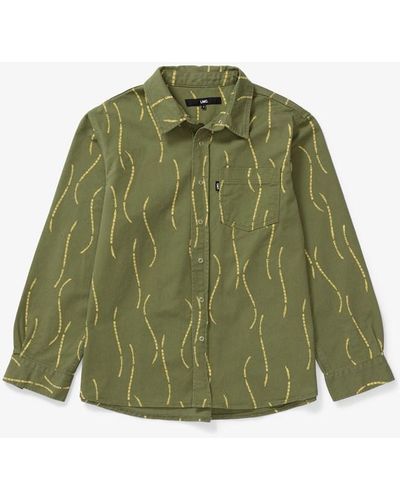 LMC Wave Fn Washed Shirt - Green
