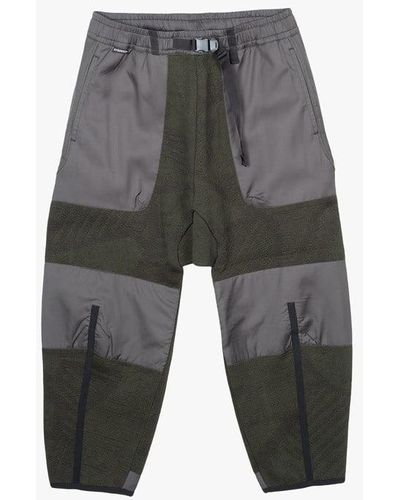 BYBORRE Hike Tapered Cropped Trousers - Green