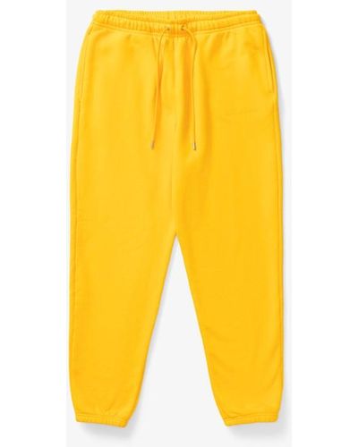 Nike Air Jordan Wordmark Fleece Trousers - Yellow