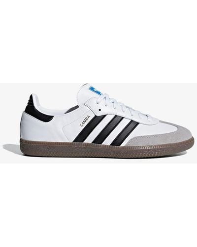 adidas Samba Og Logo-print Leather Low-top Sneakers - White