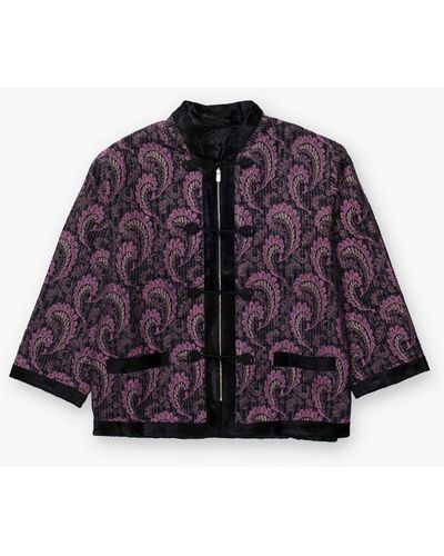 Needles Reversible Oriental Jacket - Purple