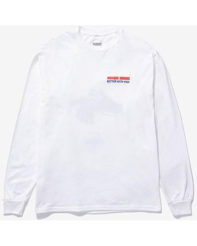 BOILER ROOM Long Sleeve Tee X Sns - White