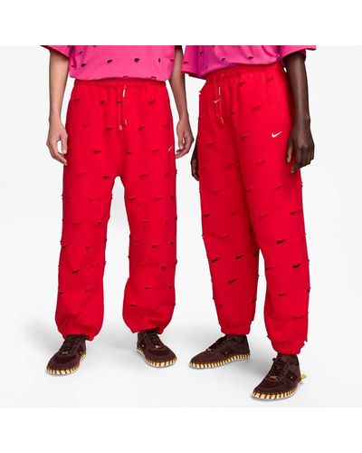 Nike X Jacquemus Swoosh Trousers Cotton - Red