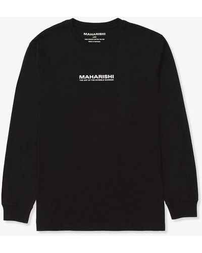 Maharishi The Jaguar Mask Long Sleeve T-shirt - Black