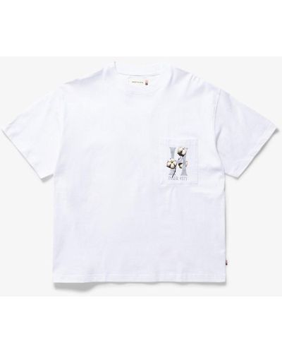 Honor The Gift Cotton H Short Sleeve Tee - White