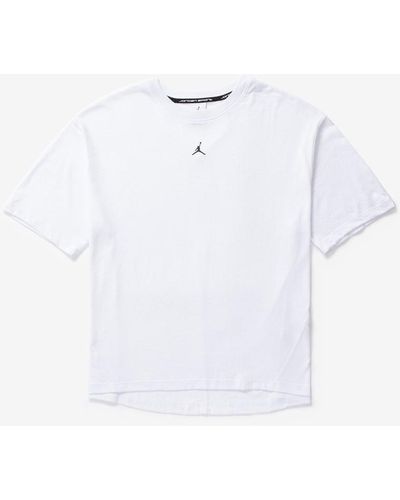 Nike Diamond Short Sleeve Top - White