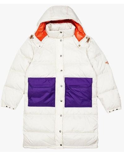The North Face Color Block Sierra Parka Duster - White