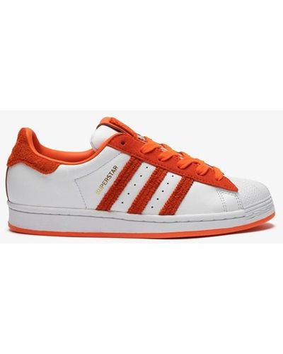 Adidas Superstar Red Shoes for Women - Up to 30% off | Lyst