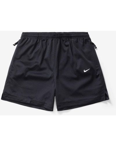 Nike Solo Swoosh Mesh Shorts - Blue