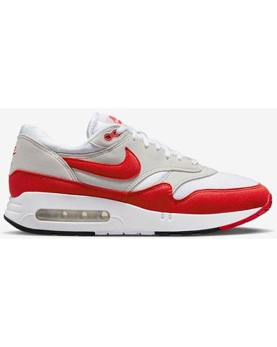 womens red and white air max