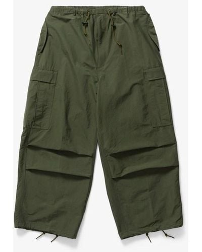 Beams Plus Mil Over Trousers 6 Pocket Nylon Rips-top Stretch - Green