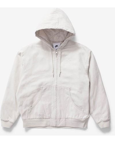 Nike Life Padded Hooded Jacket - Grey