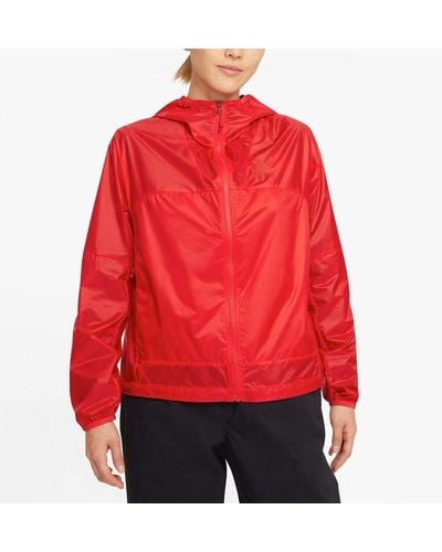 Nike Acg Windproof Cinder Jacket - Red