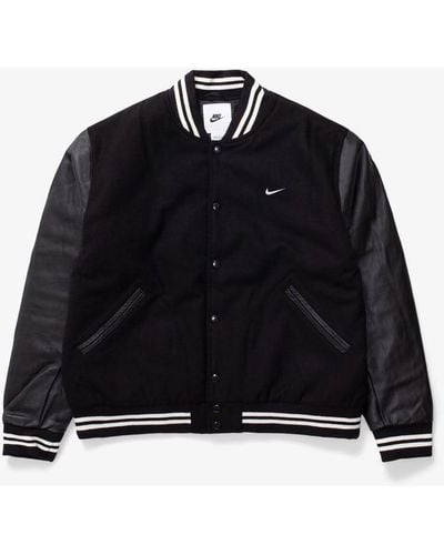 Nike Authentics Varsity Jacket - Black