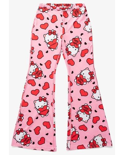 Soulland Martha Pants X Hello Kitty - Red