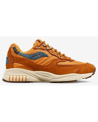 Saucony 3d Grid Hurricane - Brown