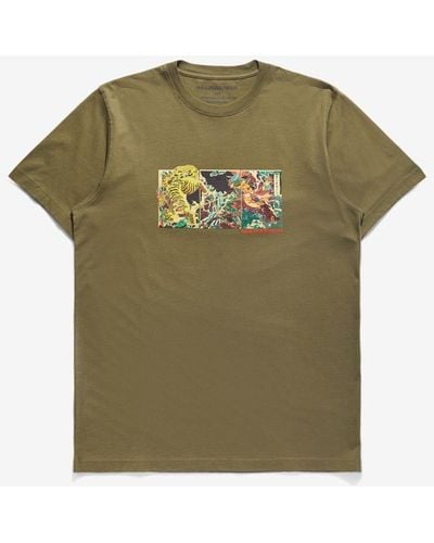 Maharishi Tiger Vs. Samurai T-shirt - Green