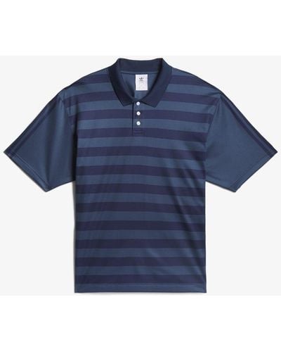 adidas Polo Shirt X Pop Trading - Blue