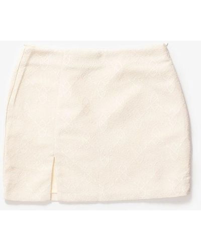 Daily Paper Kaya Shield Boucle Skirt - Natural