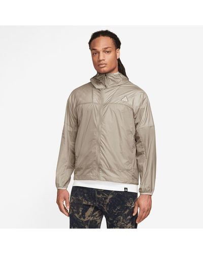 Nike Acg Cinder Cone Windproof Jacket - Gray