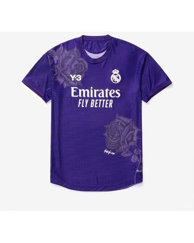 adidas Y-3 Real Madrid 2023/2024 4th Jersey - Purple