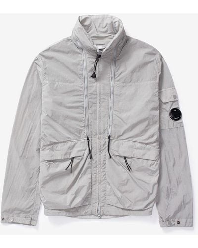 C.P. Company Chrome-r Zipped Jacket - Gray