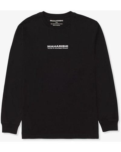 Maharishi The Jaguar Mask Long Sleeve T-shirt - Black