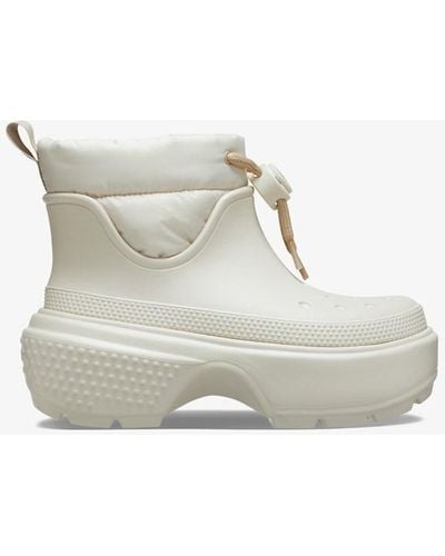 Crocs™ Stomp Puff Boot - White