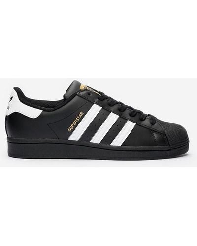 Black Adidas Superstar Shoes for Women - Up to 41% off | Lyst