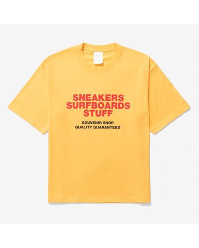 Stockholm Surfboard Club Stockholm (surfboard) Club Souvenir T-shirt X Sns - Yellow