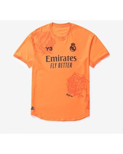 adidas Y-3 Real Madrid 2023/2024 4th Jersey - Orange