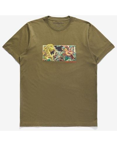 Maharishi Tiger Vs. Samurai T-shirt - Green