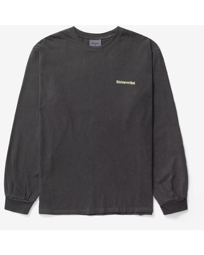 thisisneverthat Flame Onyx L/s Tee - Grey