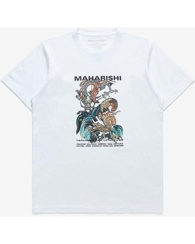Maharishi Double Dragons T-shirt - White