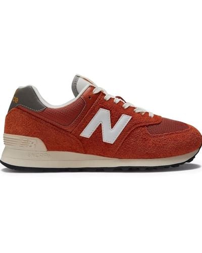 New Balance 574 Sneaker - Rot