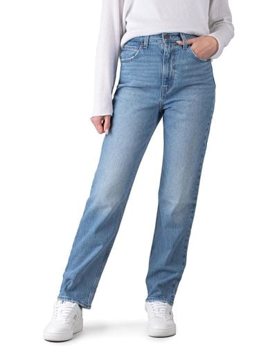 Levi's 70s High Slim Straight Jeans - Blau