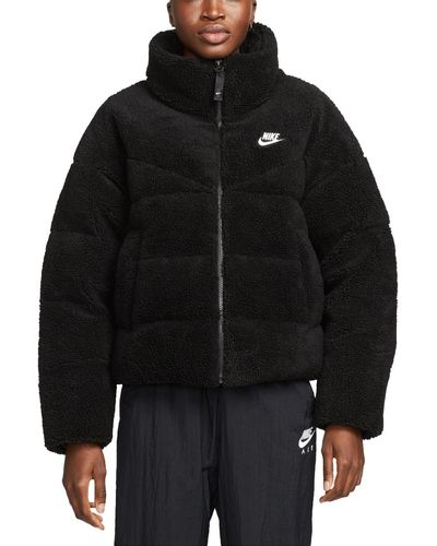 Nike Winterjacke Sportswear Therma-Fit City Sherpa Jacket - Schwarz