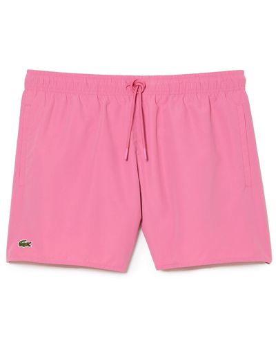 Lacoste Swimming Trunks - Pink