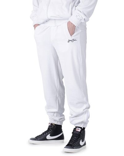 Sean John Classic Logo Essential Velours Trackpants - Weiß