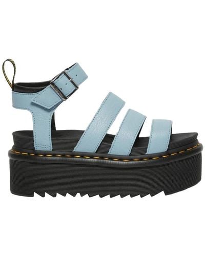 Dr. Martens Blaire Pisa Leather Sandals - Blau