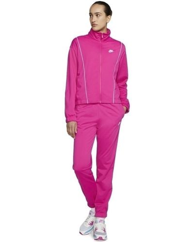 Nike Sportswear Fitted Track Suit - Pink