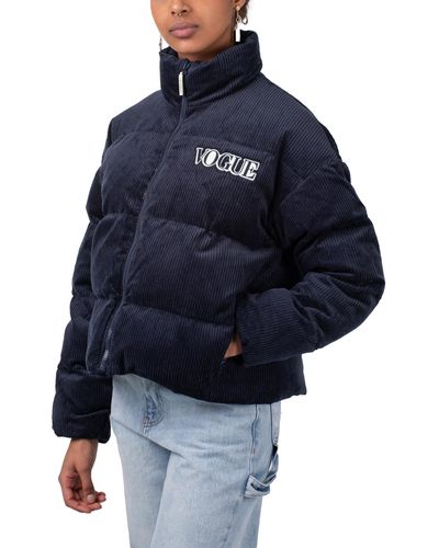 PUMA Winterjacke x Vogue Oversized Puffer Jacket - Blau