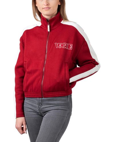 PUMA Sweatjacke x Vogue T7 Cropped Jacket - Rot