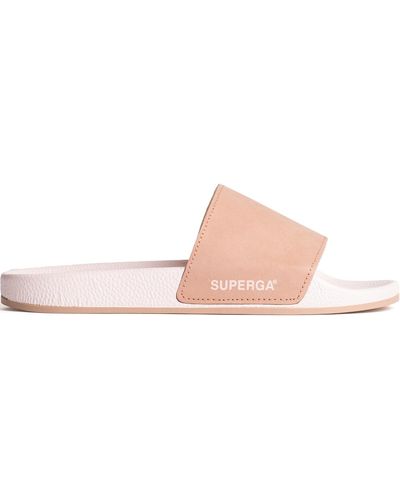 Superga 1908 Buttersoft Pool Sliders - Pink