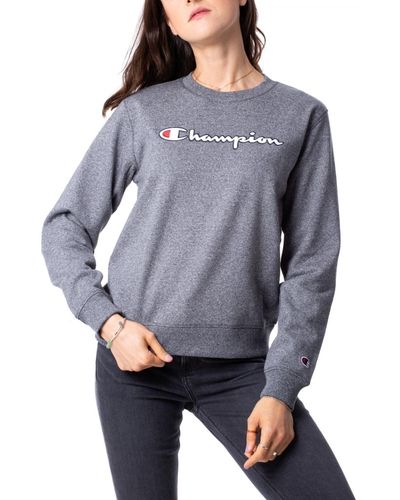 Champion Crewneck Sweater - Grau