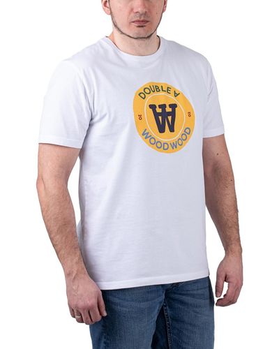 WOOD WOOD Double A Ace Crest Tee - Weiß