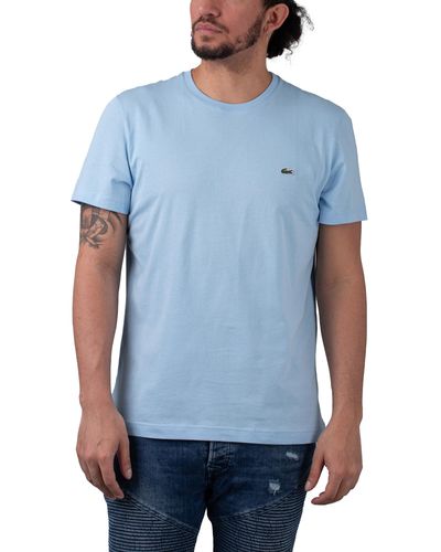 Lacoste T-Shirt Short Sleeved Crew Neck Tee - Blau
