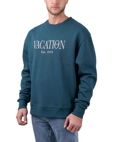 On Vacation Classic Logo Sweater - Blau