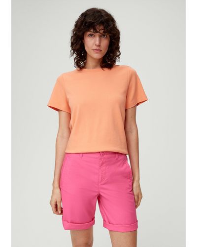 S.oliver Regular: Shorts aus Lyocellmix - Pink