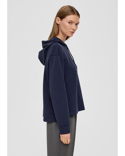 S.oliver Hoodie aus Modalmix - Blau